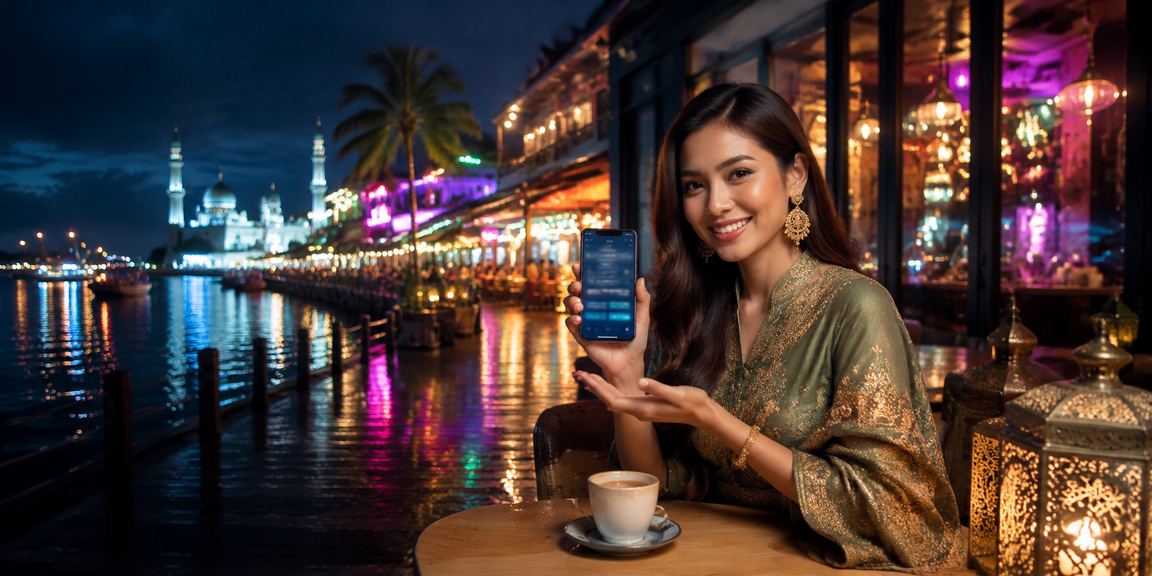 Banner promosi deposit istimewa sempena Hari Raya di Malaysia